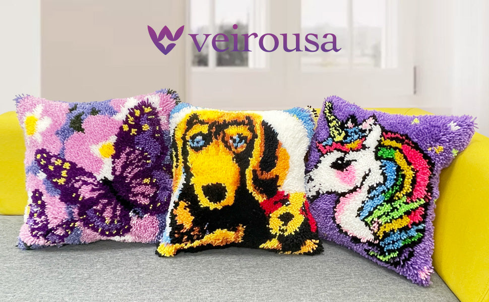 Pet Paw-some: Personalized Latch Hook Pillowcase Kit for Your Fur-Babies!