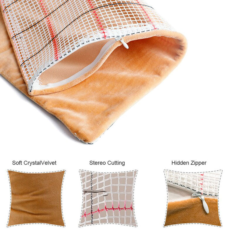 No War Pillowcase Latch Hook Kit for Adult, Beginner and Kid