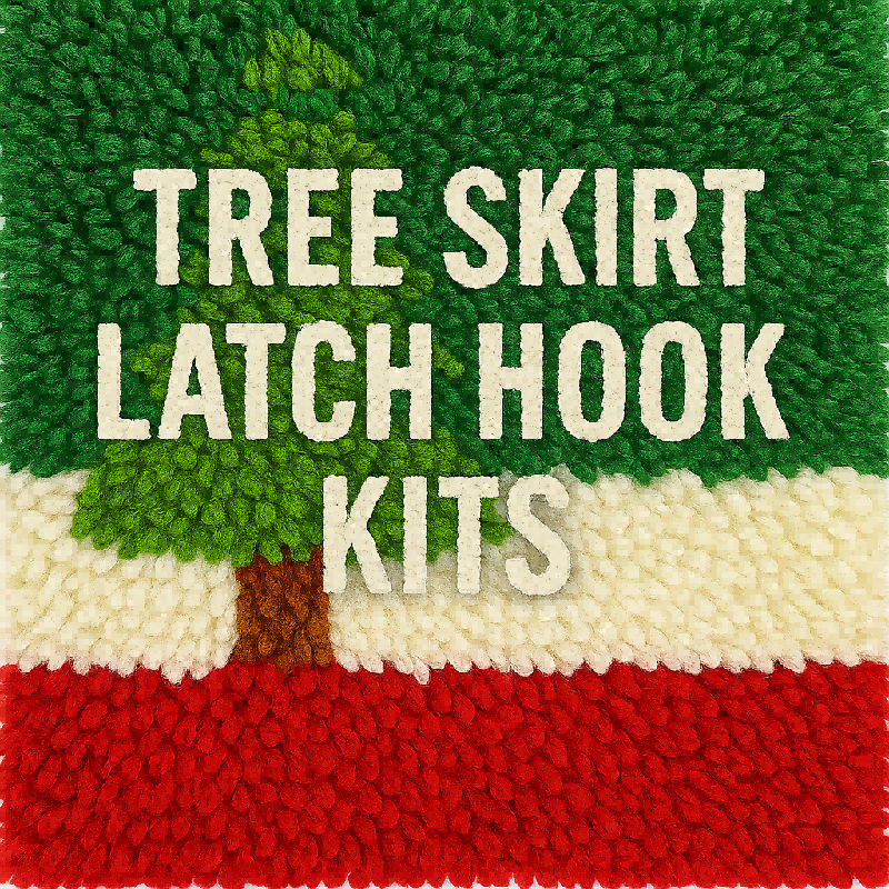 Tree Skirts Latch Hook Kits