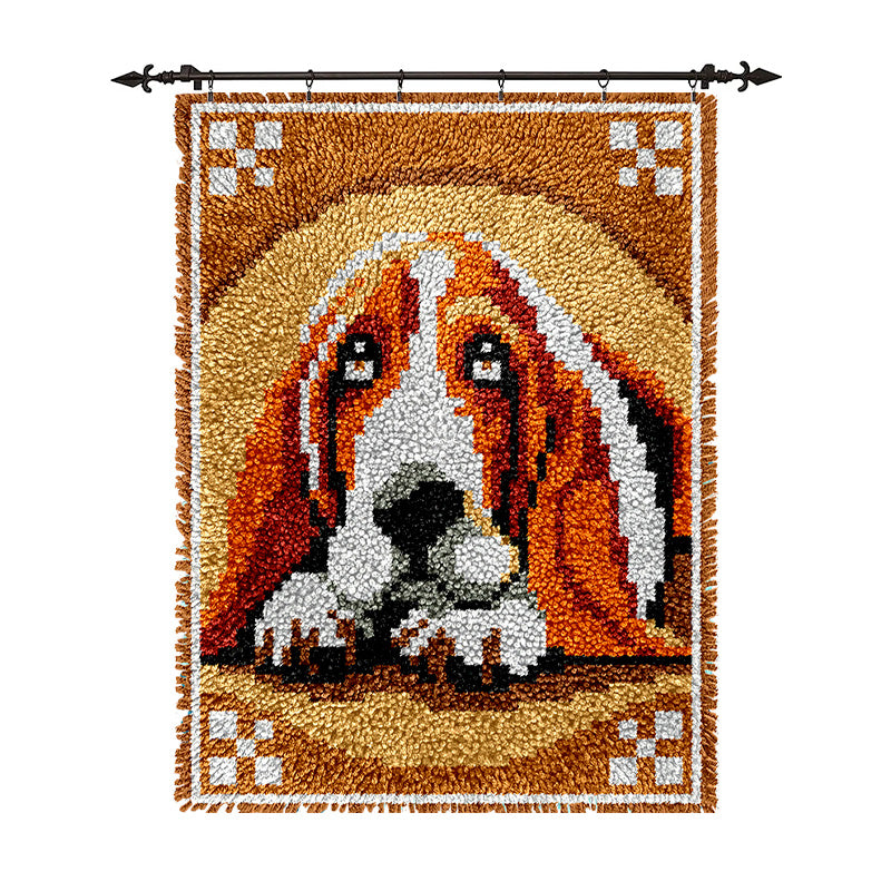Lazy Dog - Latch Hook Rug Kits