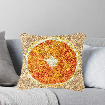 Fruit Design Latch Hook Pillow Kit