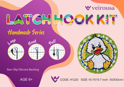 Daisy Duckling's Delight Latch Hook Rug Kit