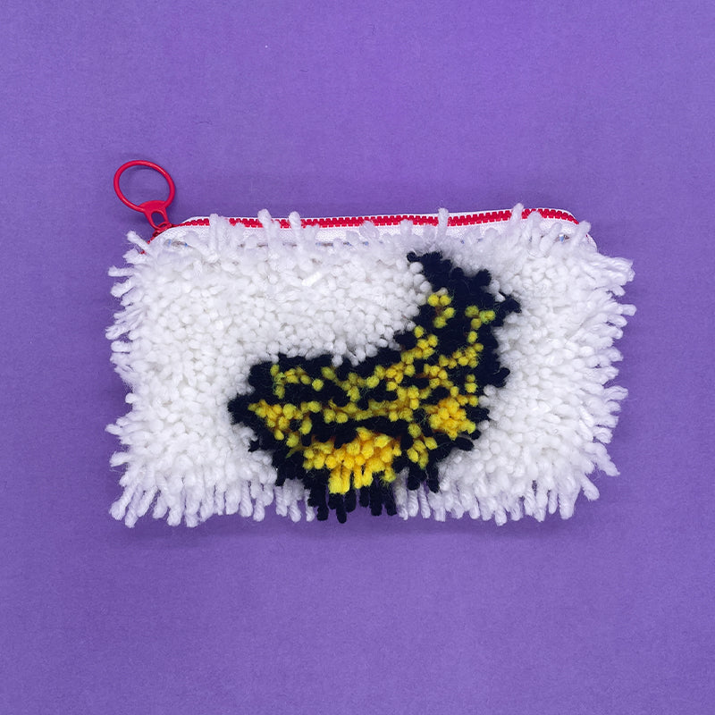 Strawberry, Banana and Heart - Pencil Case Latch Hook Kits