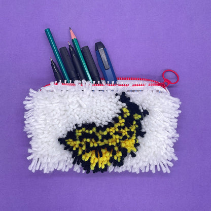 Strawberry Banana and Heart Pencil Case Latch Hook Kit