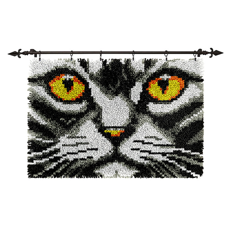 The Cat's Gaze - Latch Hook Rug Kit