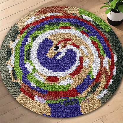 Serpentine Spiral Latch Hook Rug Kit