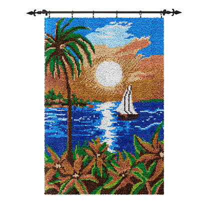 [Large Size] Sunset Latch Hook Rug Kit