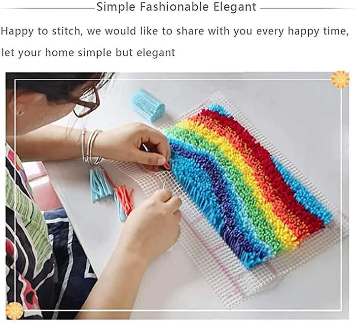 Kit de coussin à crochet « Fraises » pour adultes, débutants et enfants