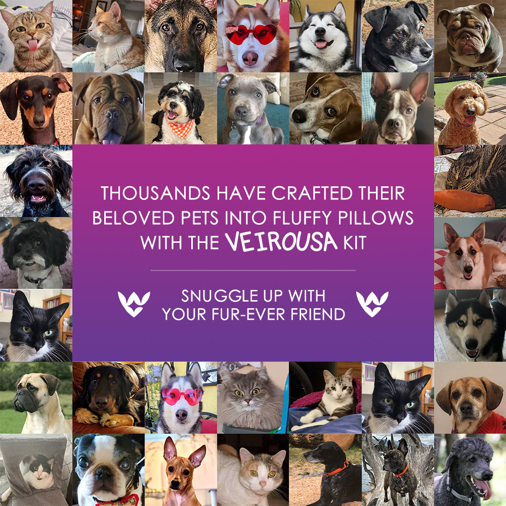 Pet Paw-some: Personalized Latch Hook Pillowcase Kit for Your Fur-Babies!