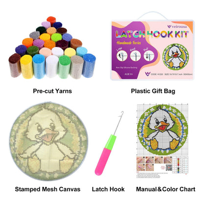 The Clownfish's Dance Latch Hook Rug Kit