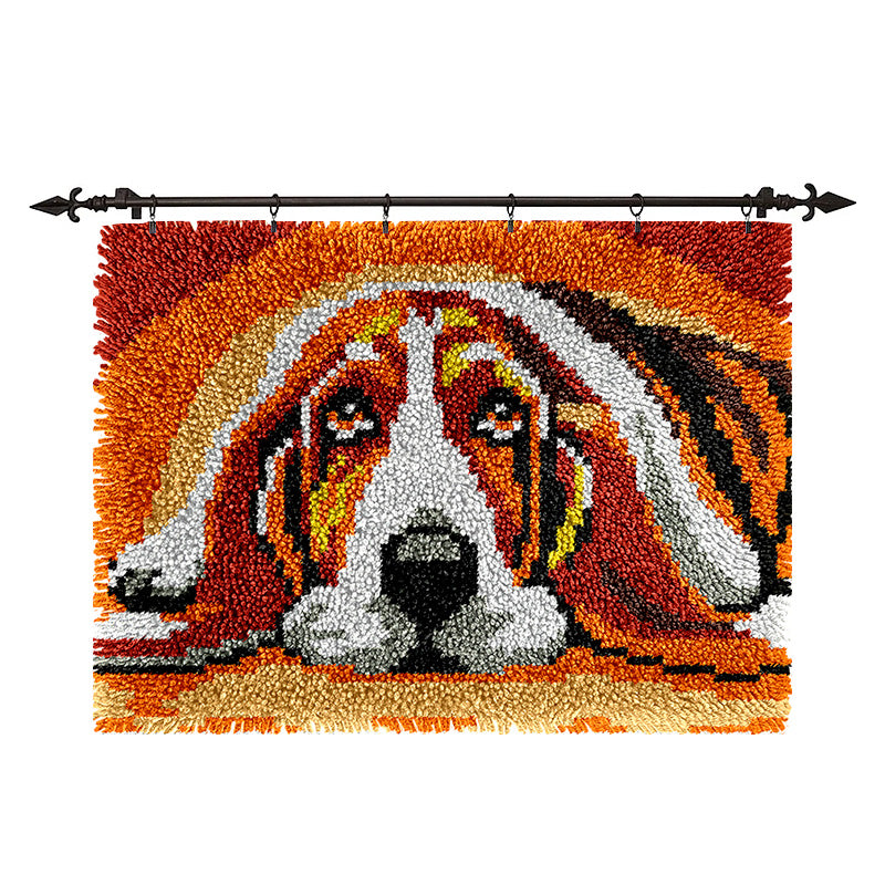 Lazy Dog - Latch Hook Rug Kits