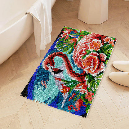 Flamingo Latch Hook Rug Kit