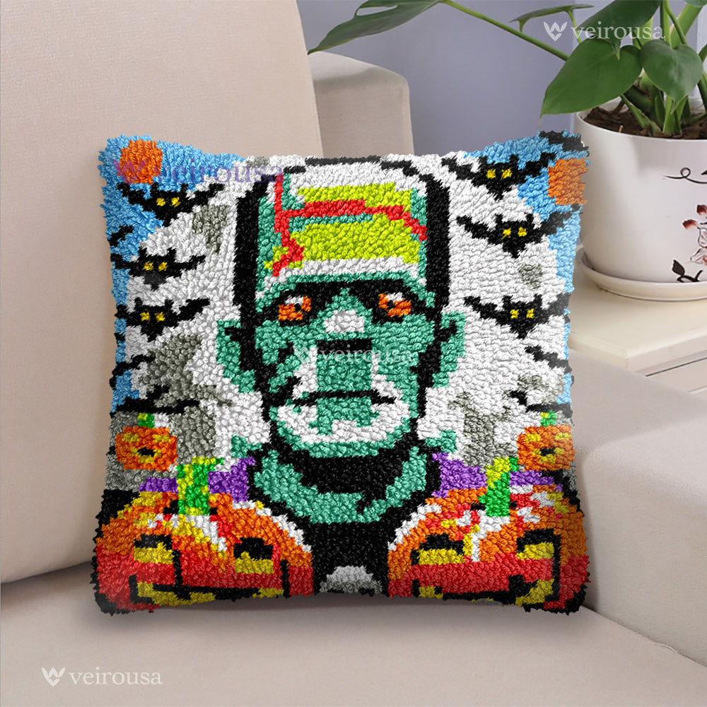 Veirousa Frankenstein Halloween Latch Hook Kit