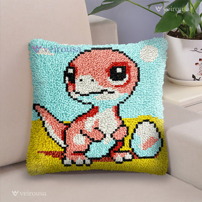 Veirousa Oviraptor Dino Latch Hook Pillow Kit