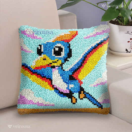 Veirousa Pterosaur Dino Latch Hook Pillow Kit