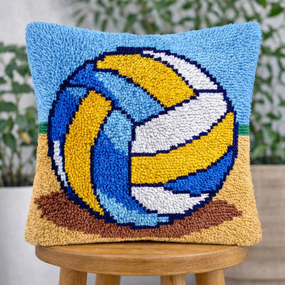 Veirousa Volleyball Latch Hook Pillow Kit